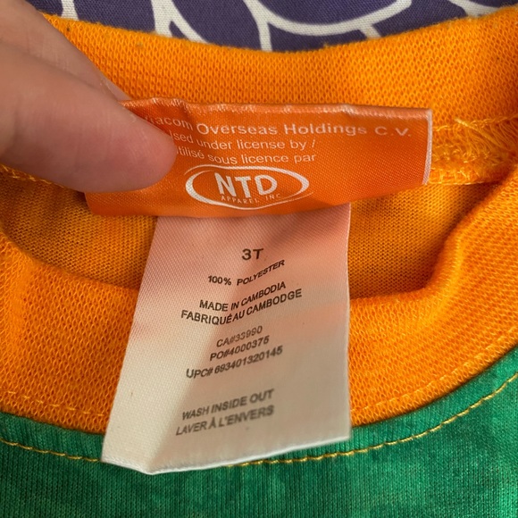 Ninja turtle pj set size 3T - Picture 2 of 8